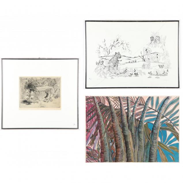 three-big-cat-jungle-themed-artist-signed-prints