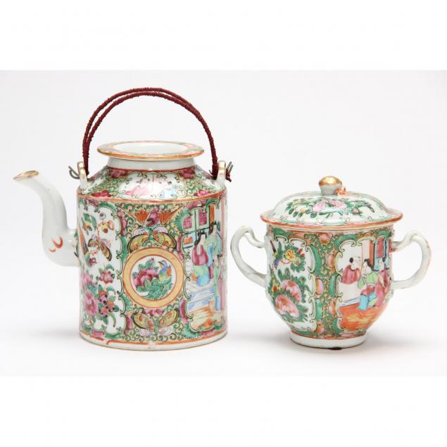 chinese-export-porcelain-teapot-and-sugar