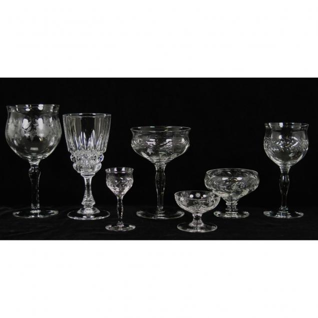 assorted-vintage-glass-stemware