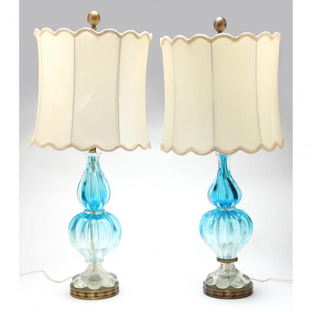 murano-pair-of-art-glass-table-lamps