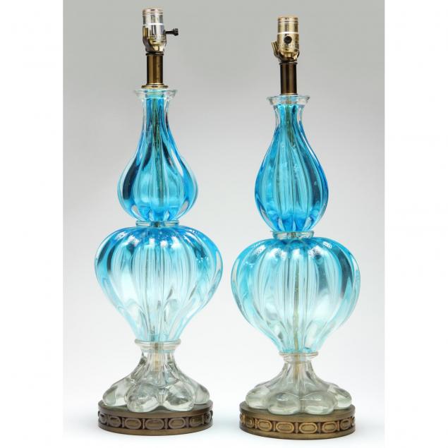 murano-pair-of-art-glass-table-lamps