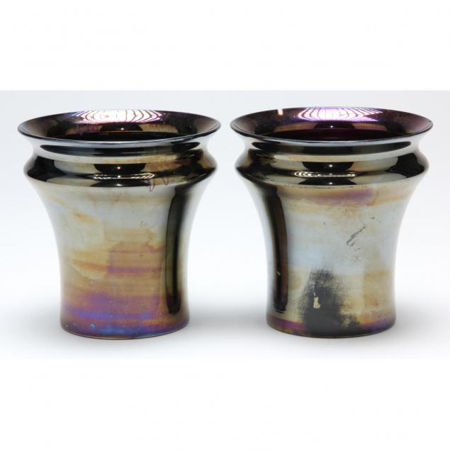 venini-sergio-asti-pair-of-iridescent-art-glass-vases