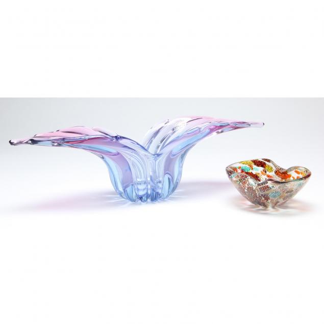 two-murano-glass-bowls
