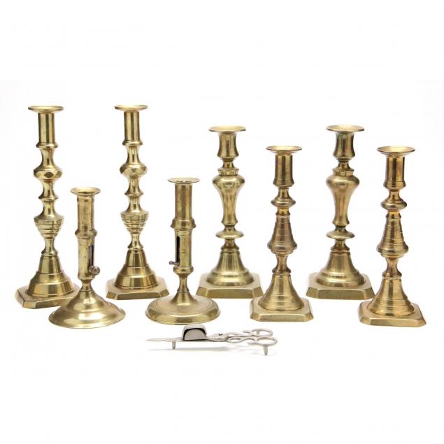 eight-brass-candlesticks