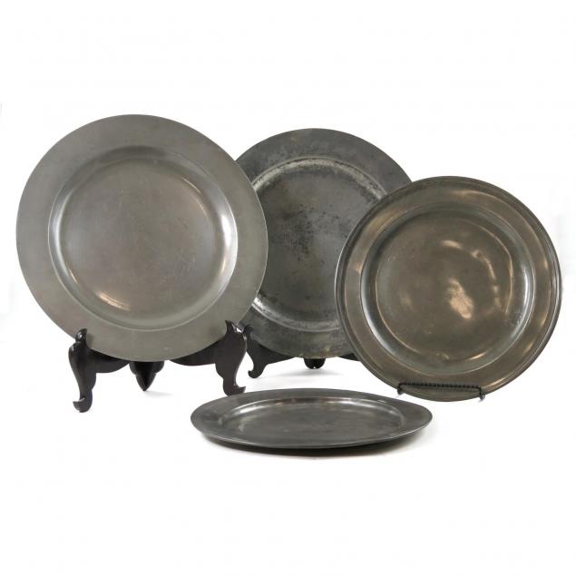 four-large-pewter-chargers