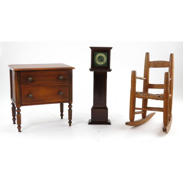 three-american-furniture-miniatures