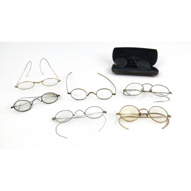 seven-pairs-of-antique-eyeglasses
