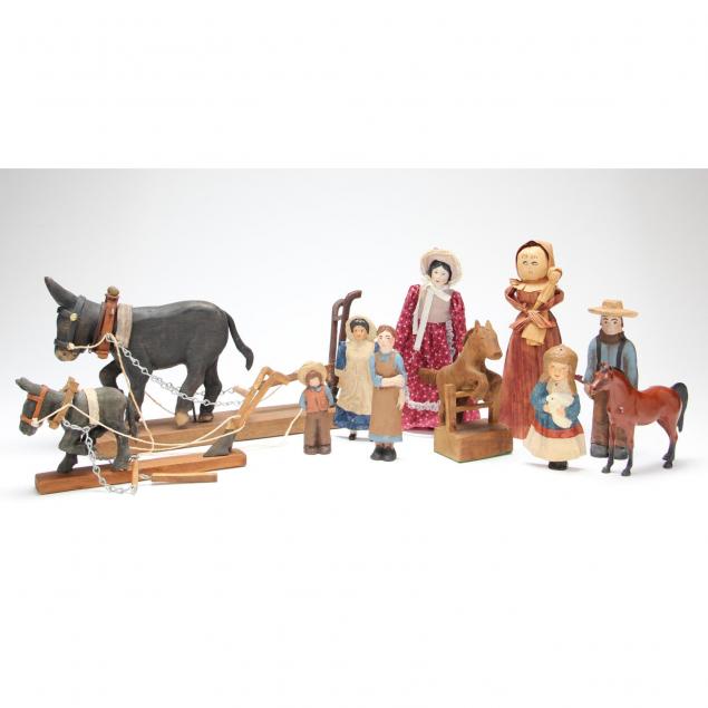 folk-art-farm-figurine-collection