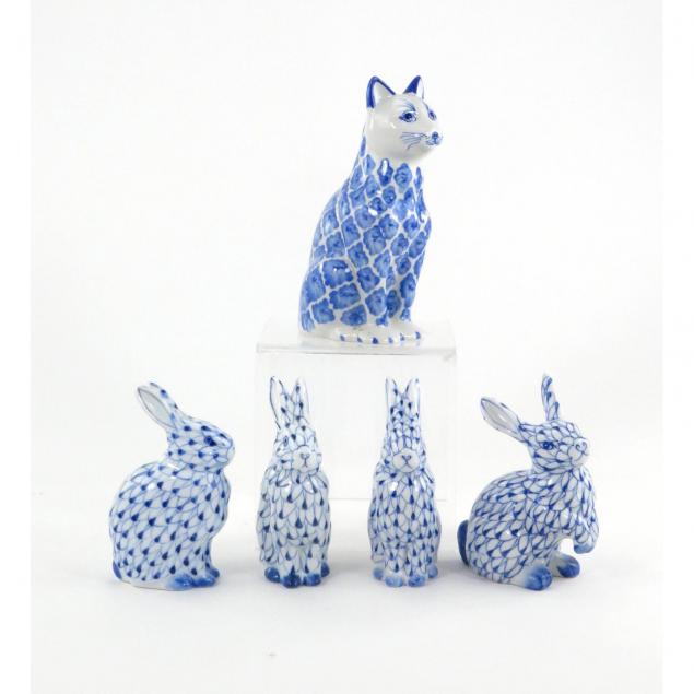 five-decorative-porcelain-animals