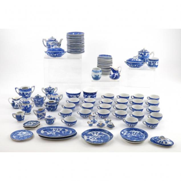 large-assorted-child-s-blue-willow-tea-sets