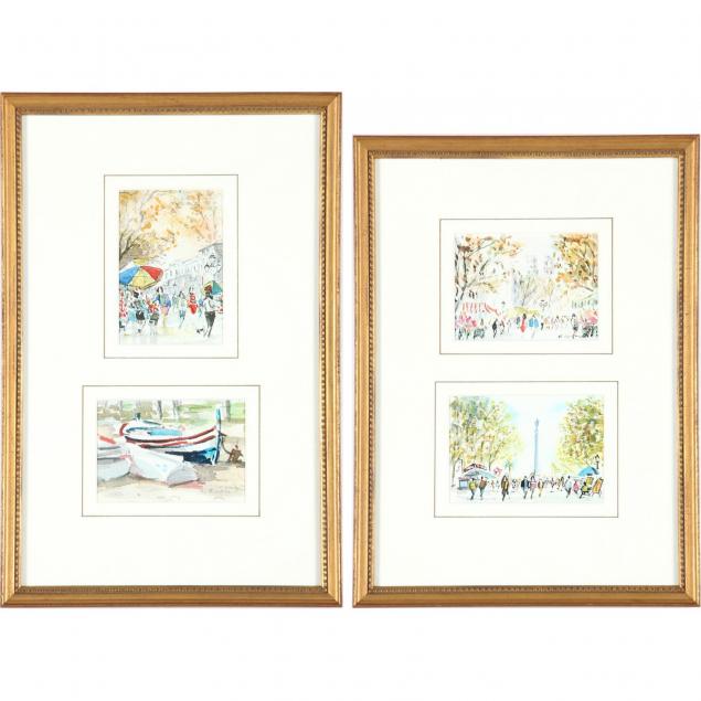 four-watercolors-of-the-french-riviera
