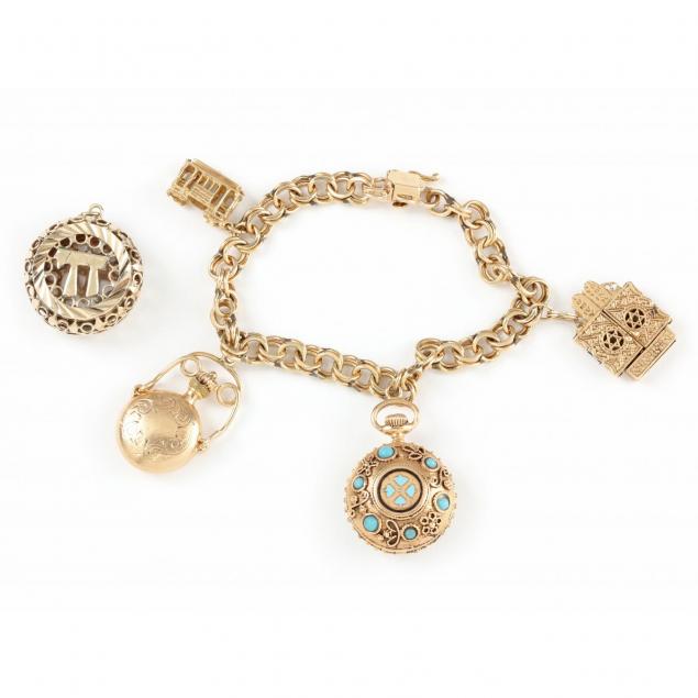 14kt-charm-bracelet-with-vintage-charms