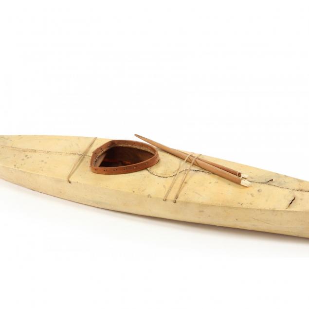 Vintage Inuit Sealskin Kayak Model (Lot 766 - The Summer Catalogue ...