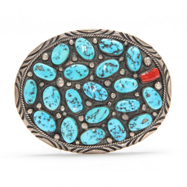 navajo-sterling-silver-and-turquoise-belt-buckle-jim-yazz