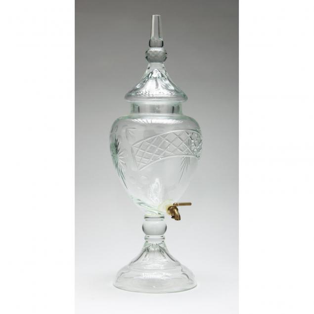 antique-cut-etched-glass-dispenser