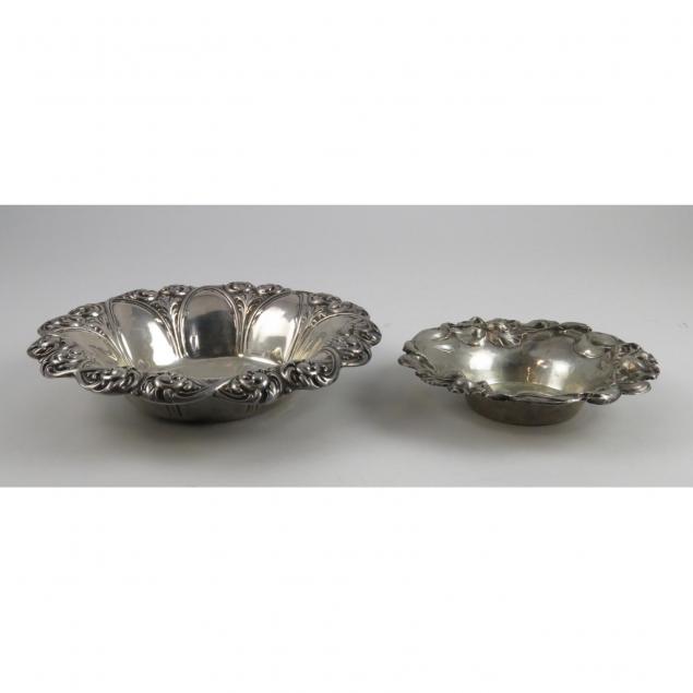 two-art-nouveau-sterling-silver-bowls