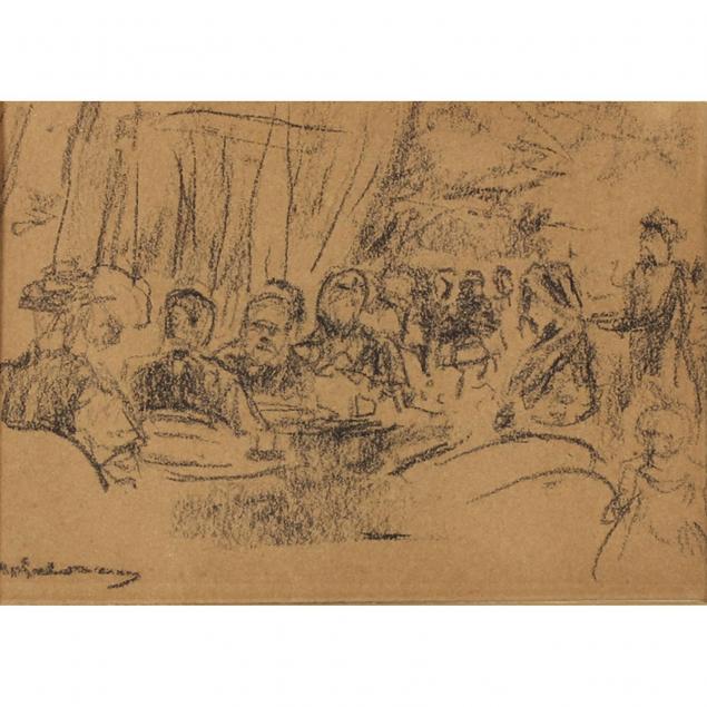 max-liebermann-german-1847-1935-cafe-scene-kaffeegarten