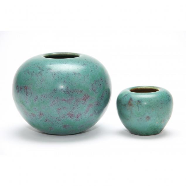 emile-decoeur-two-art-pottery-vases