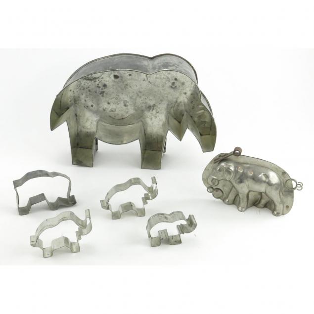 group-of-elephant-motif-kitchen-accessories