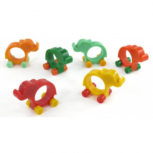 set-of-six-bakelite-elephant-napkin-rings