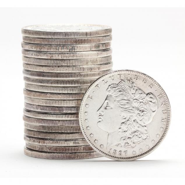 roll-of-twenty-mixed-circulated-morgan-silver-dollars