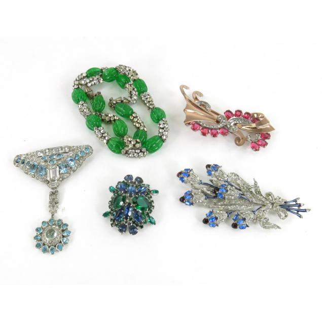 five-pieces-rhinestone-and-glass-jewelry
