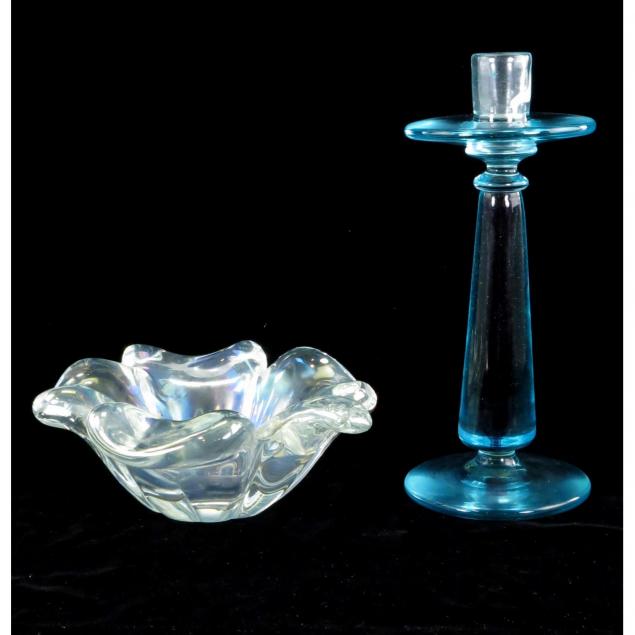 two-seguso-murano-glass-table-accessories