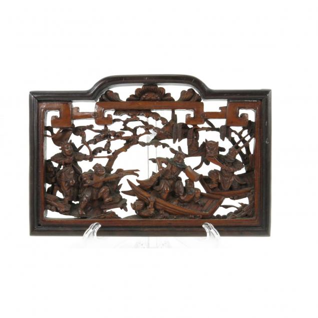 small-chinese-carved-wood-panel
