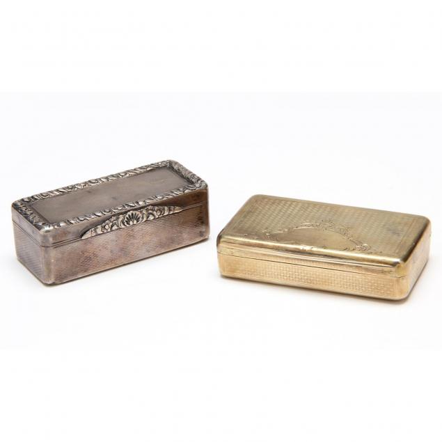 two-antique-continental-silver-snuff-boxes
