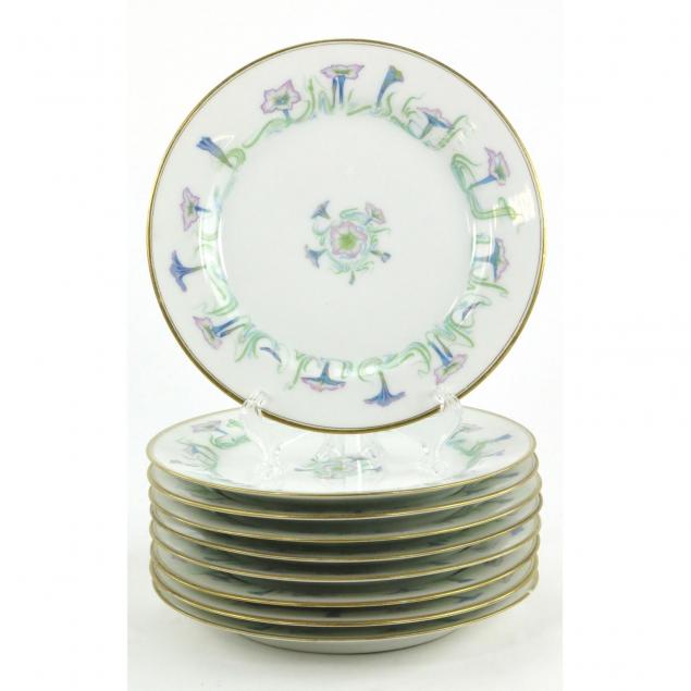 haviland-co-set-of-nine-luncheon-plates