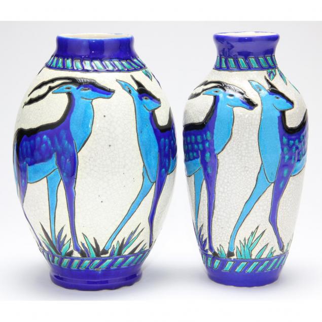 keramis-two-art-deco-pottery-vases