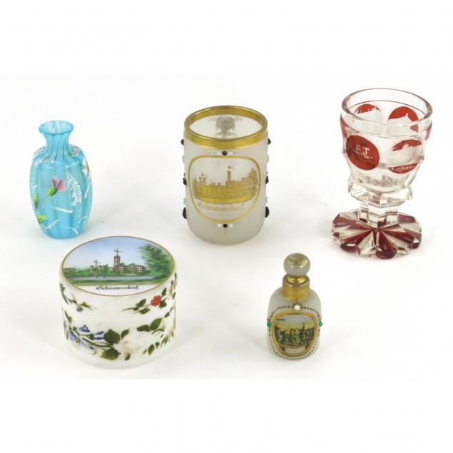five-antique-glass-souvenirs