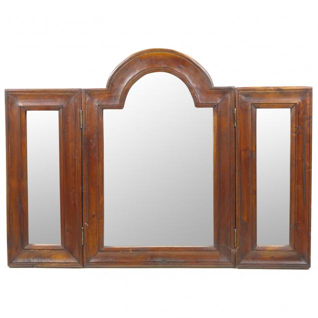 mahogany-triptych-vanity-mirror