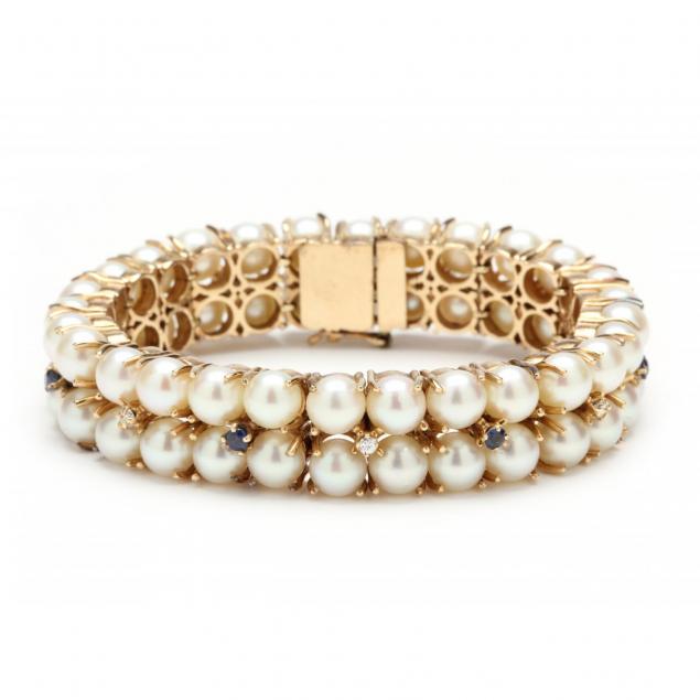 14kt-pearl-diamond-and-sapphire-bracelet