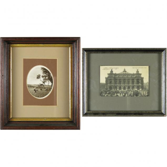 two-vintage-framed-images