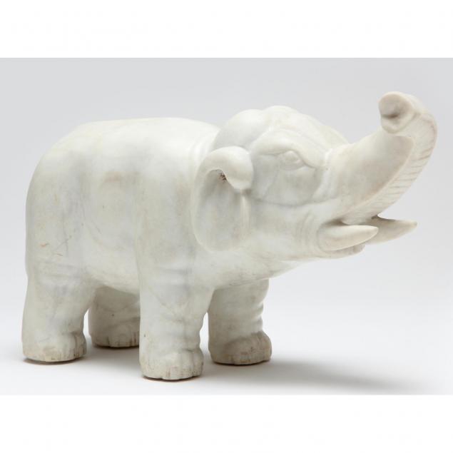 chinese-carved-marble-elephant