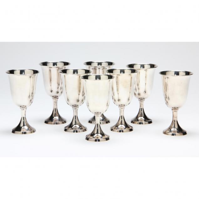 set-of-eight-sterling-silver-wine-goblets