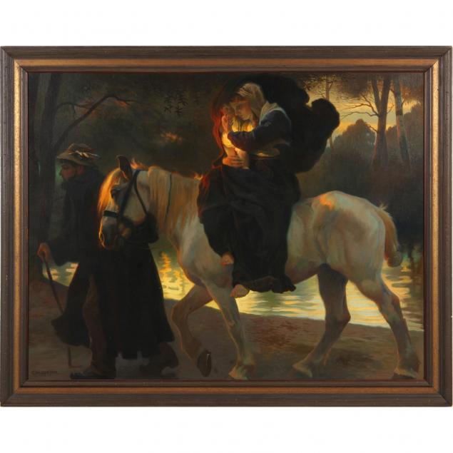 christian-speyer-german-1855-1929-flight-into-egypt