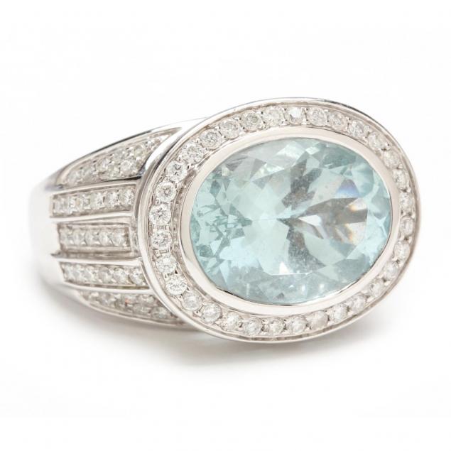 14kt-aquamarine-and-diamond-ring