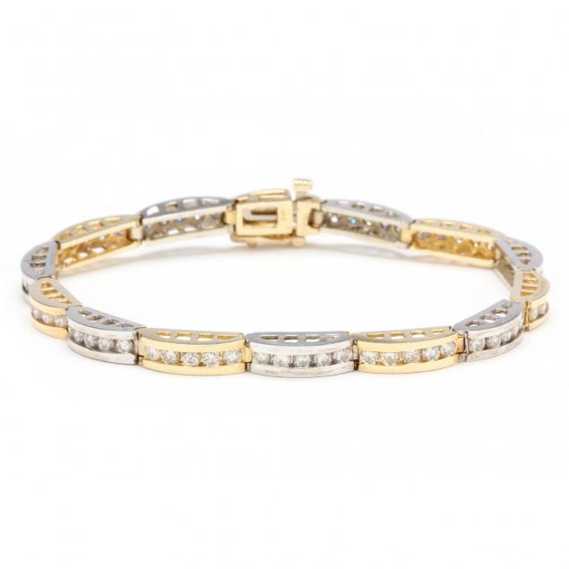 two-tone-14kt-gold-and-diamond-bracelet