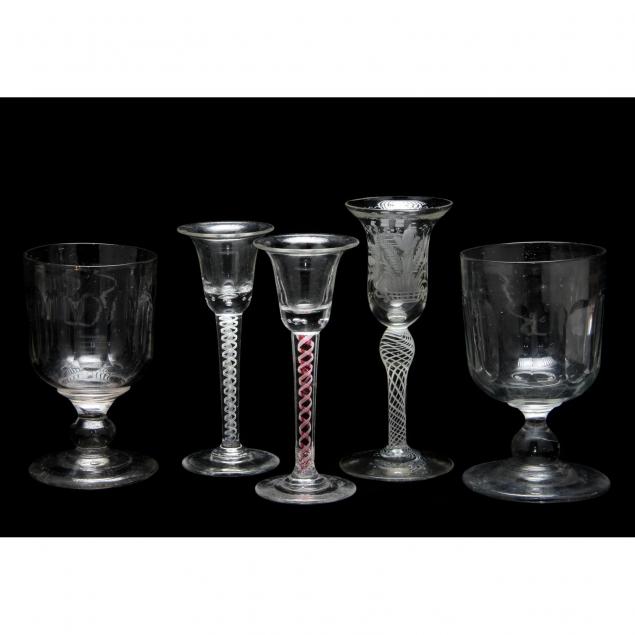 group-of-georgian-stemware