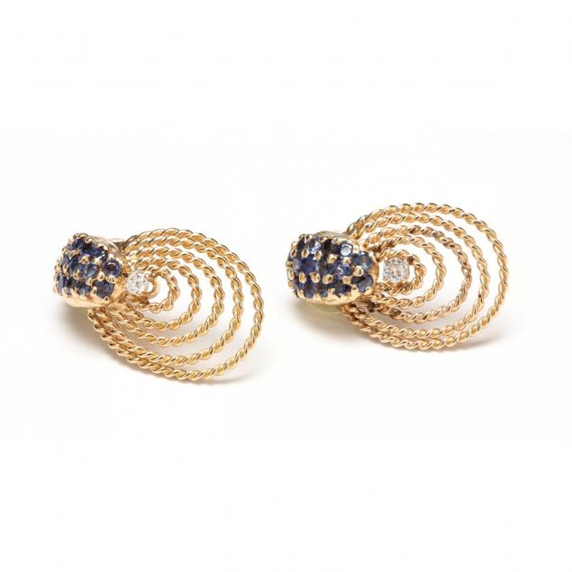 14kt-diamond-and-sapphire-earrings