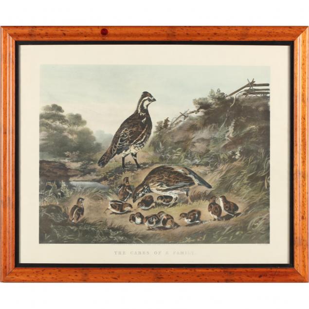 nathaniel-currier-lithograph-the-cares-of-a-family