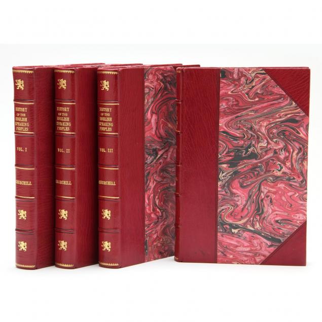 churchill-s-english-speaking-peoples-first-edition-in-deluxe-binding