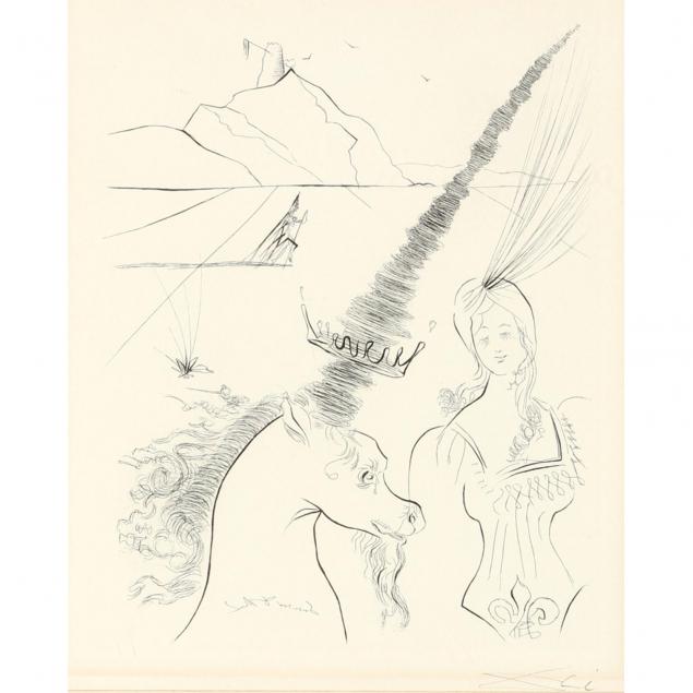 salvador-dali-1904-1989-the-lady-and-the-unicorn