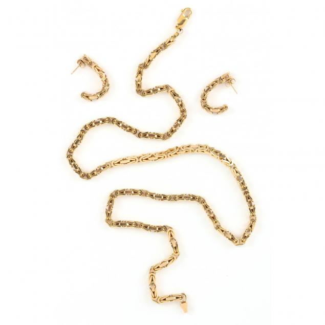 gold-necklace-and-earring-set