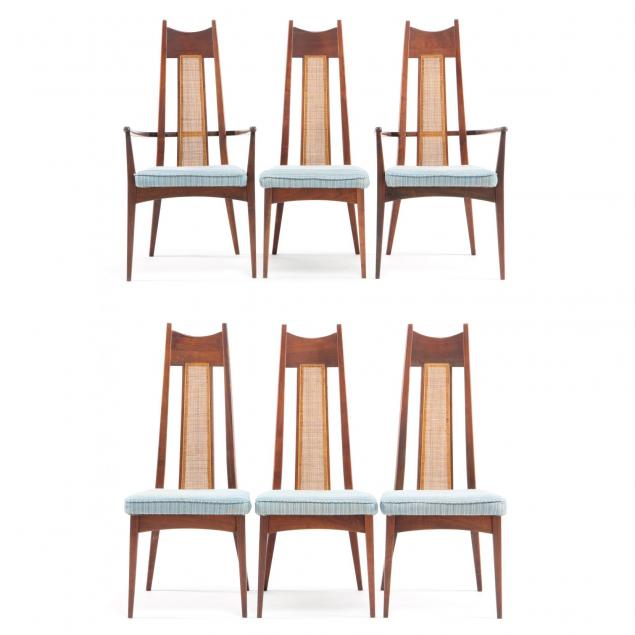 six-american-mid-century-dining-chairs