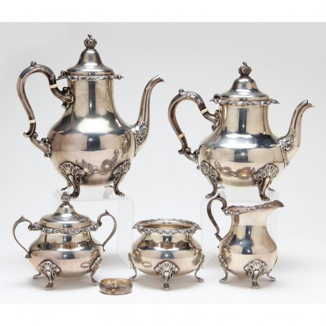 gorham-strasbourg-sterling-silver-tea-coffee-service