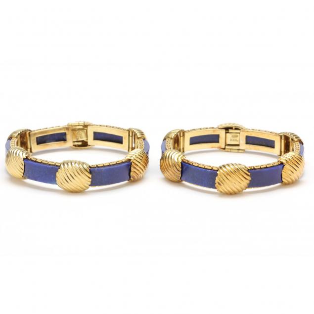 pair-of-18kt-gold-and-lapis-bracelets-keil
