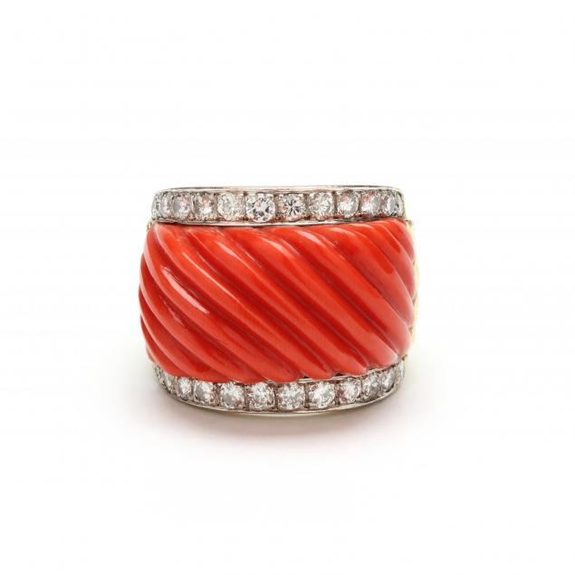 18kt-diamond-and-coral-band